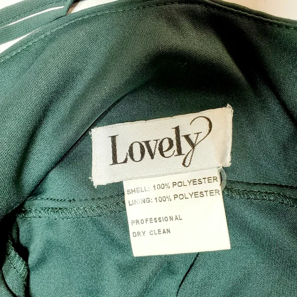 NWT Lovely Adjustable Strap Wrap Bodice Maxi Dress Evergreen Sz 10 - Picture 4 of 15